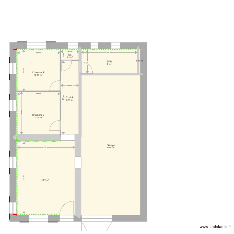 RDC. Plan de 0 pièce et 0 m2