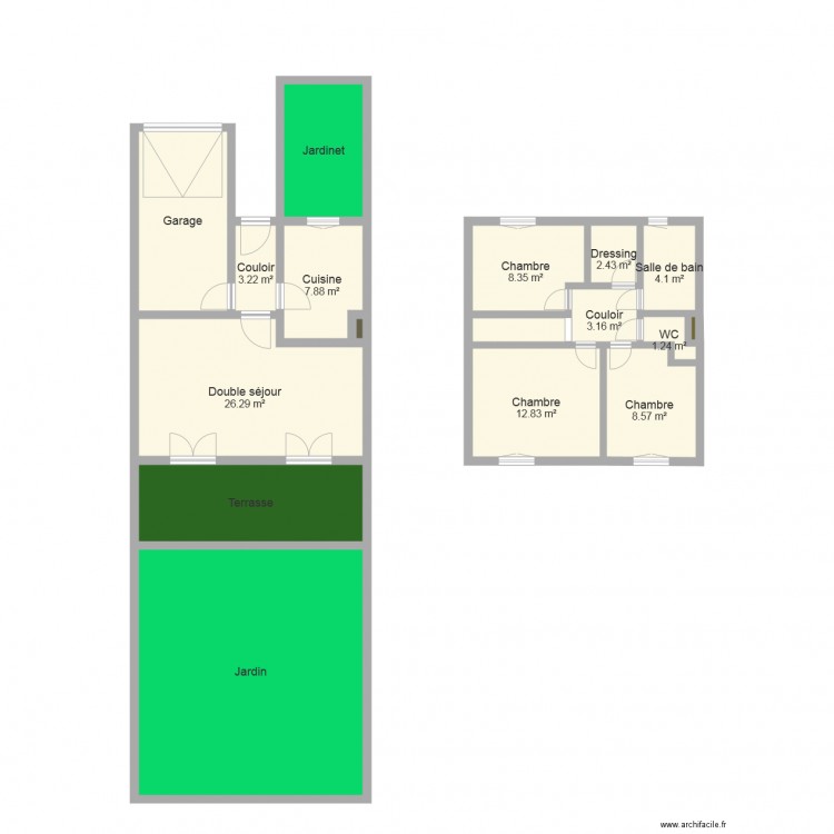 MARCY. Plan de 0 pièce et 0 m2