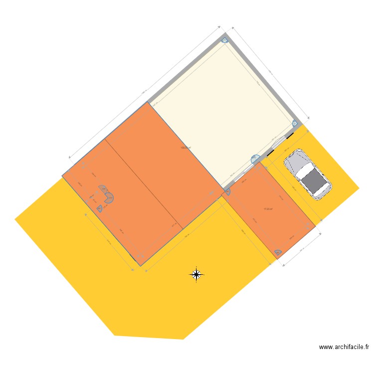 plan brut 1. Plan de 0 pièce et 0 m2