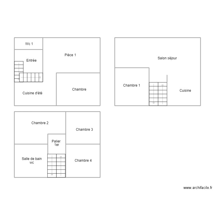 QUIMPER HIDOUCHE. Plan de 0 pièce et 0 m2