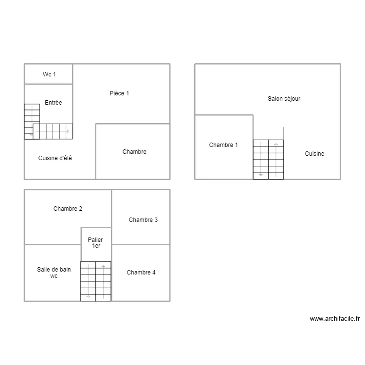 QUIMPER HIDOUCHE. Plan de 