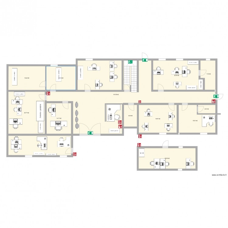 PAM RDC. Plan de 0 pièce et 0 m2