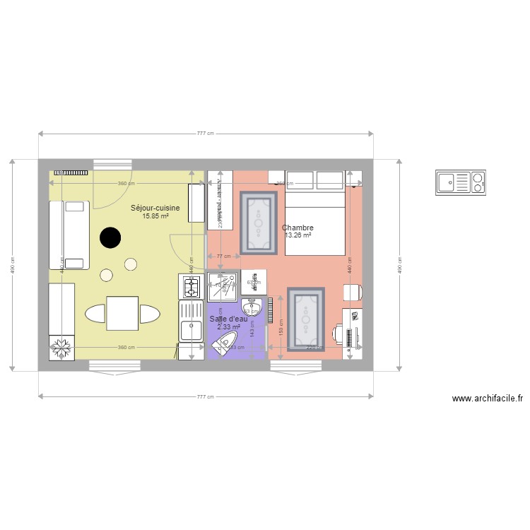 Appart15032020V4. Plan de 0 pièce et 0 m2