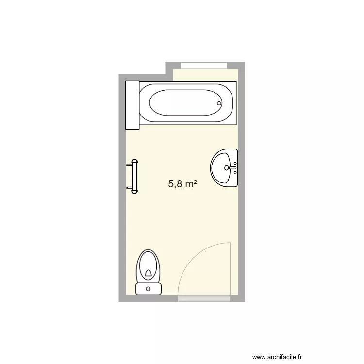 Martin SDB existant. Plan de 