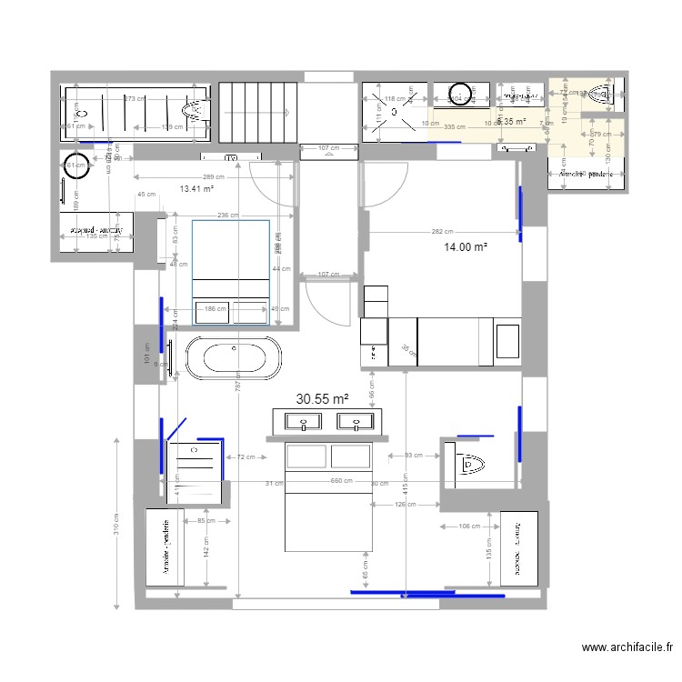 Roc Mer RDC. Plan de 0 pièce et 0 m2