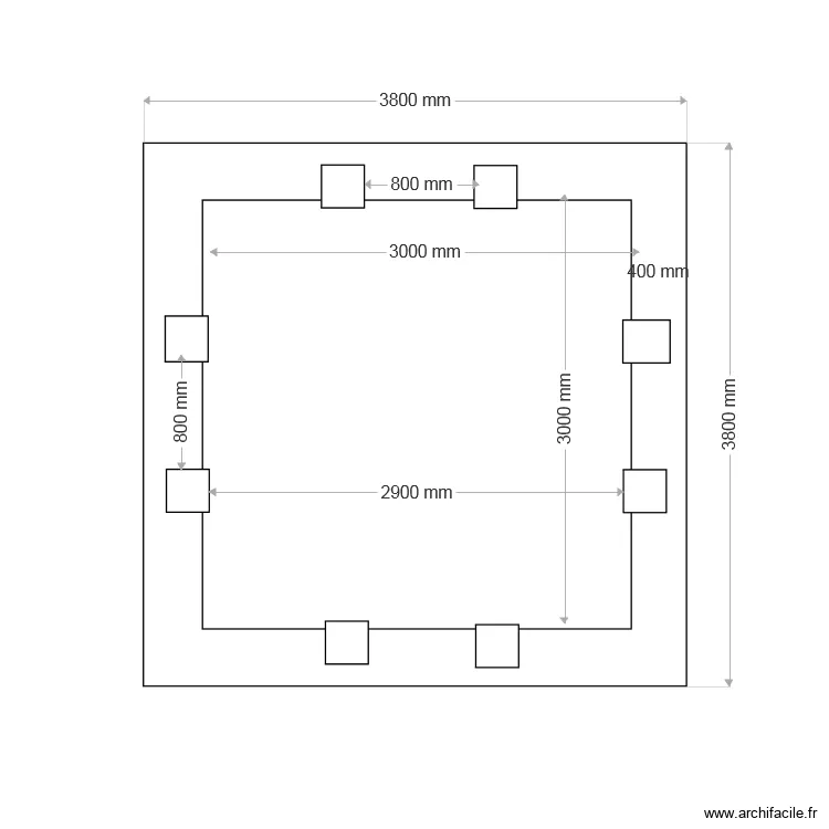 Boiziot. Plan de 
