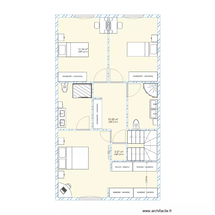 ducos g&eacute;raldine &eacute;tage. Plan de 