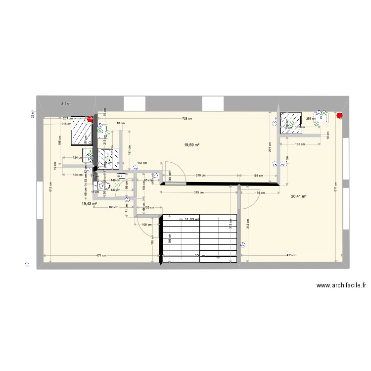 Plan La Villa Zen - SANS MEUBLES. Plan de 0 pièce et 0 m2