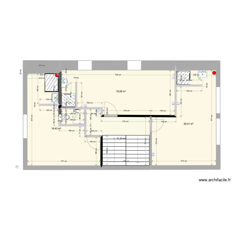 Plan La Villa Zen - SANS MEUBLES. Plan de Plan La Villa Zen - SANS MEUBLES. Plan de