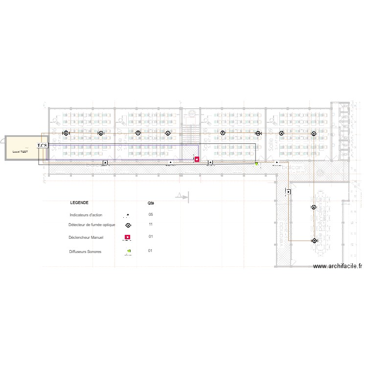 SSI  Etage. Plan de 0 pièce et 0 m2