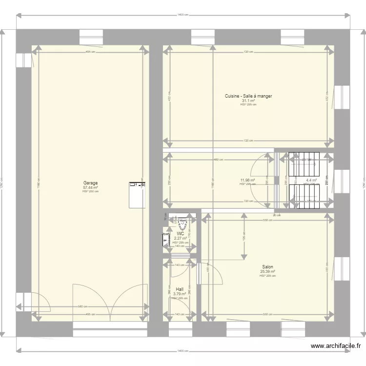 HB Plan RDC Giacomini. Plan de HB Plan RDC Giacomini. Plan de