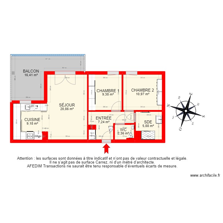 BI15525 -. Plan de 12 pièces et 109 m2