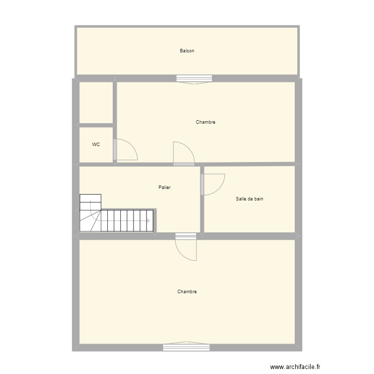 Croquis OSWALD  Etage. Plan de 0 pièce et 0 m2