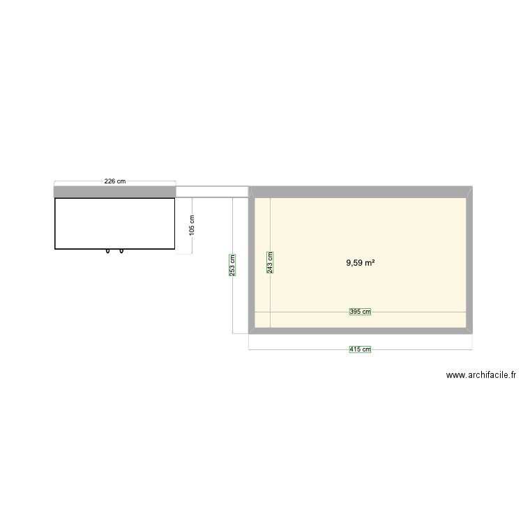 HILY Cabanon. Plan de 0 pièce et 0 m2