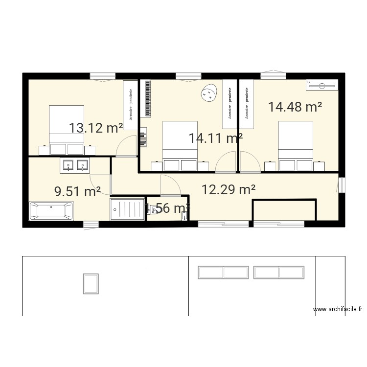 Xxx. Plan de 0 pièce et 0 m2