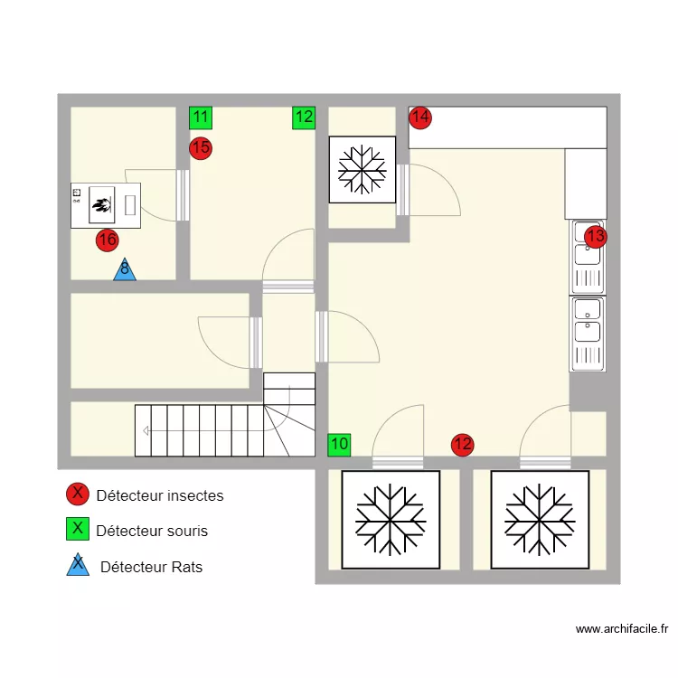 RN Waterloo caves. Plan de 