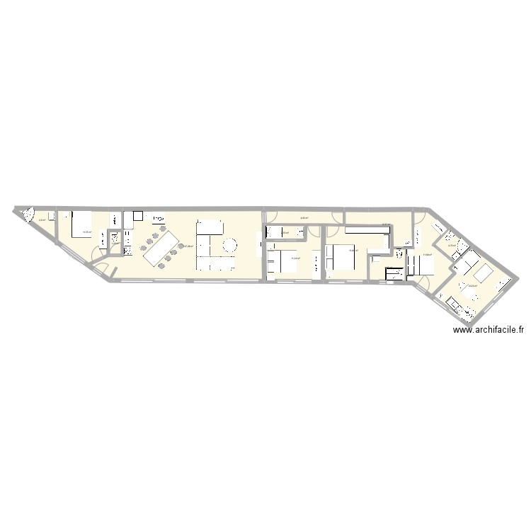 Plan vincent avec studio chambre porte. Plan de 0 pièce et 0 m2
