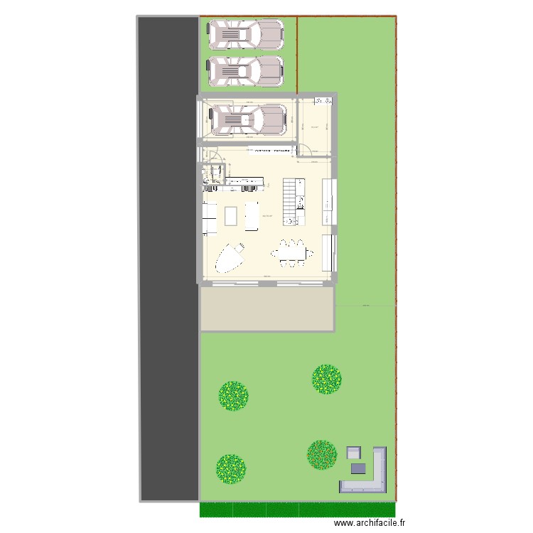 chemin des sicelles. Plan de 14 pièces et 602 m2