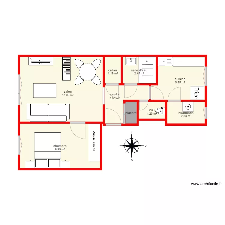 BI 2382 PLAN SANS COTES. Plan de 