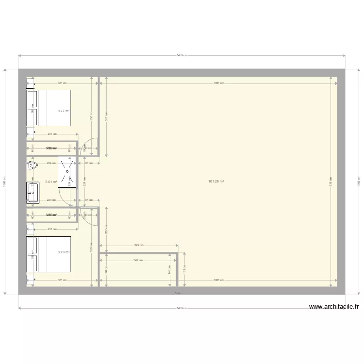 Maison. Plan de Maison. Plan de
