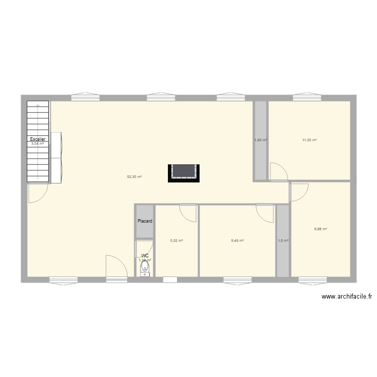 Ganaudieres RDC2Bis. Plan de 0 pièce et 0 m2