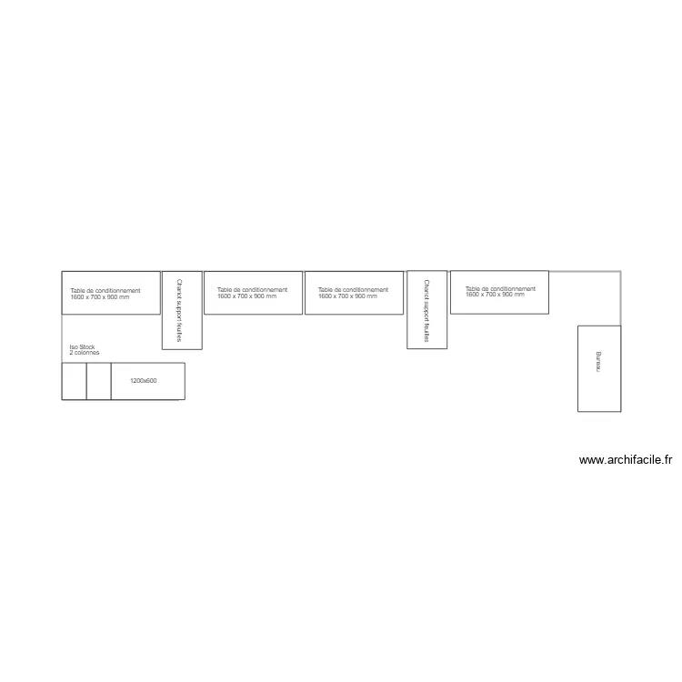 Hopital Priv&eacute; de Mainvilliers. Plan de 