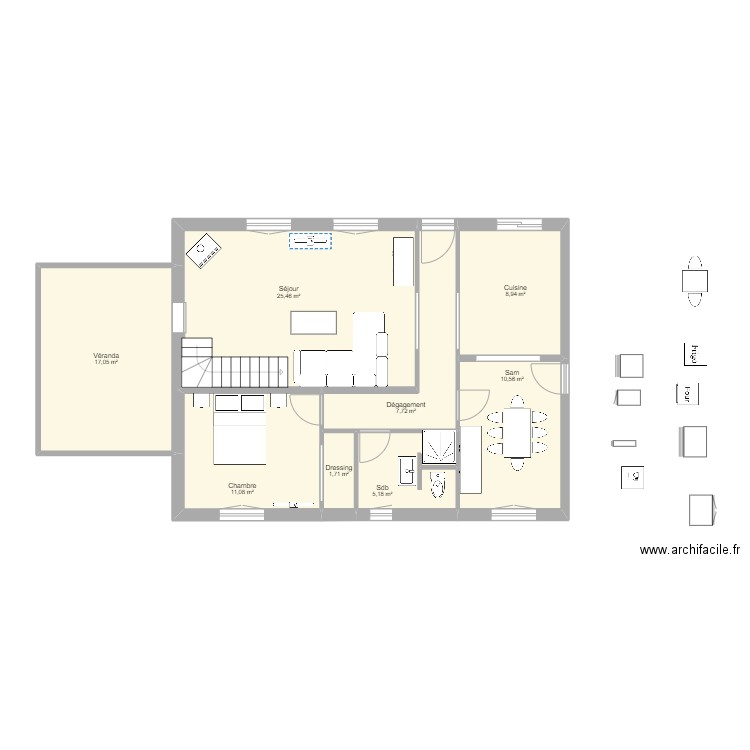 Dany bretagne plan 4. Plan de 0 pièce et 0 m2