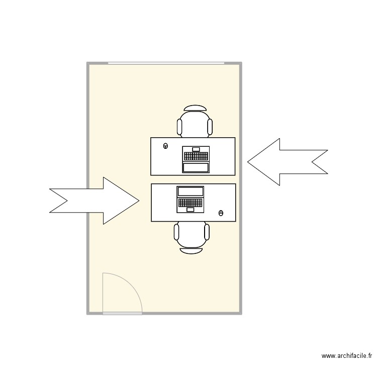 B302-84GRE. Plan de 1 pièce et 15 m2