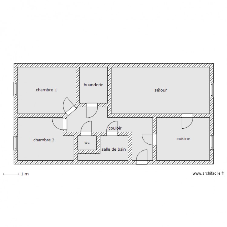 DA SILVA. Plan de 0 pièce et 0 m2