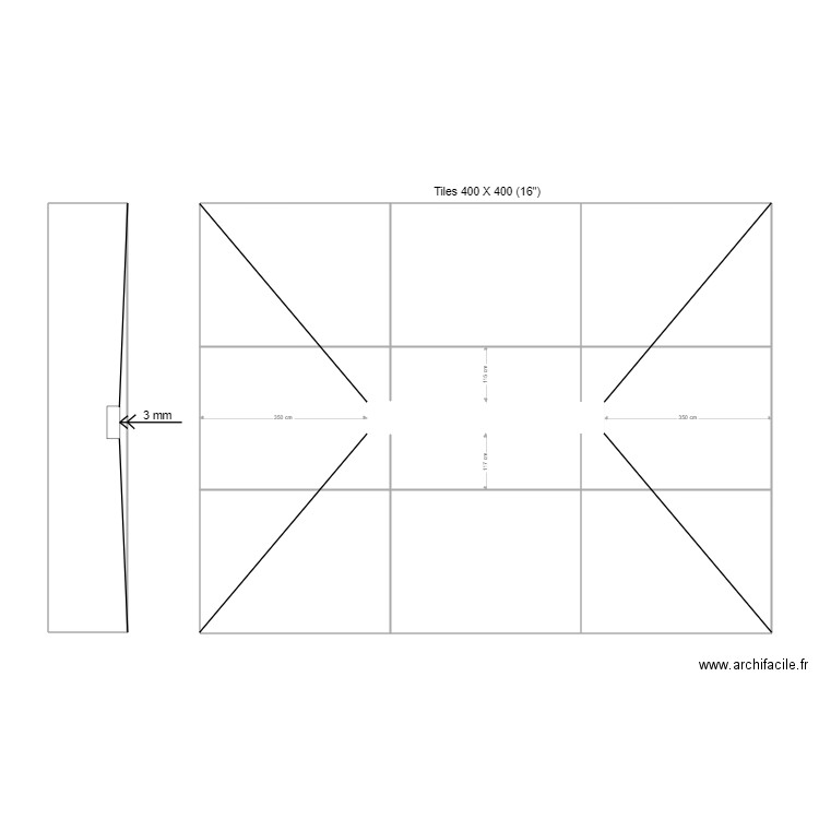 bathroom 1 and 2 tiling design rev1. Plan de 0 pièce et 0 m2