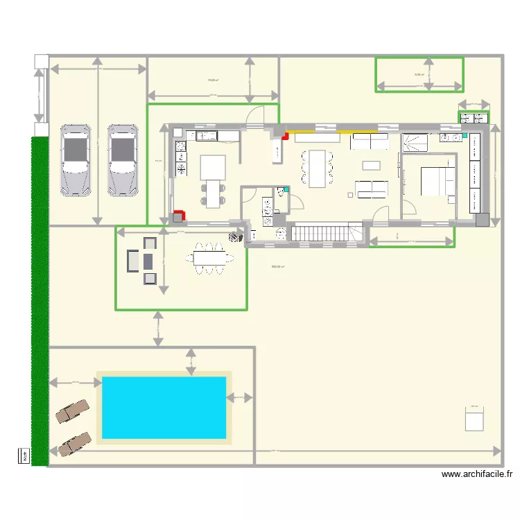 plans int&eacute;rieurs pr&eacute;cis. Plan de 