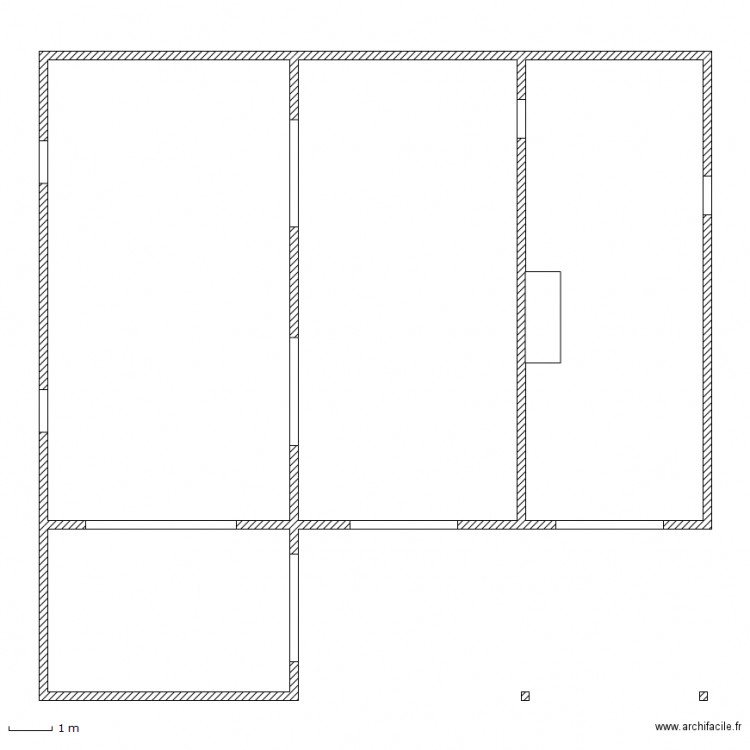 sous sol . Plan de 0 pièce et 0 m2