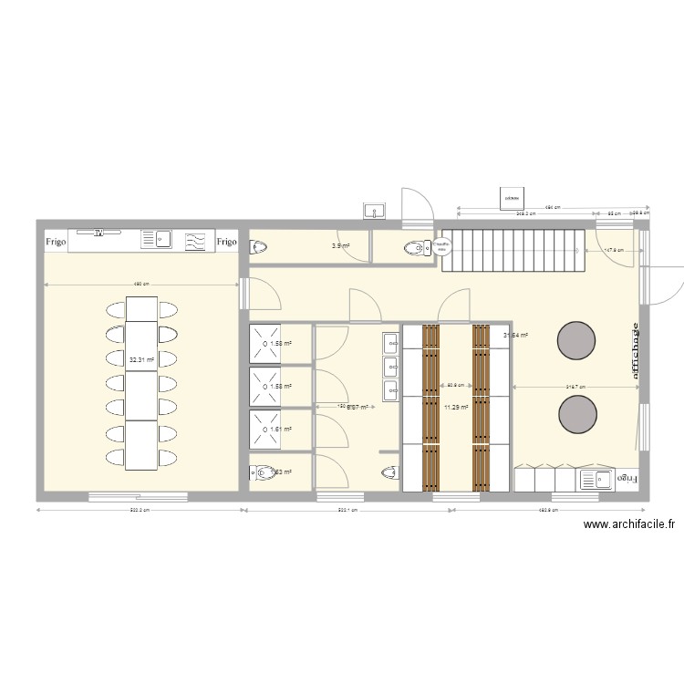 mvo 29. Plan de 9 pièces et 94 m2