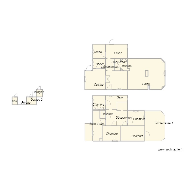 Croquis BEAUPUY. Plan de 0 pièce et 0 m2