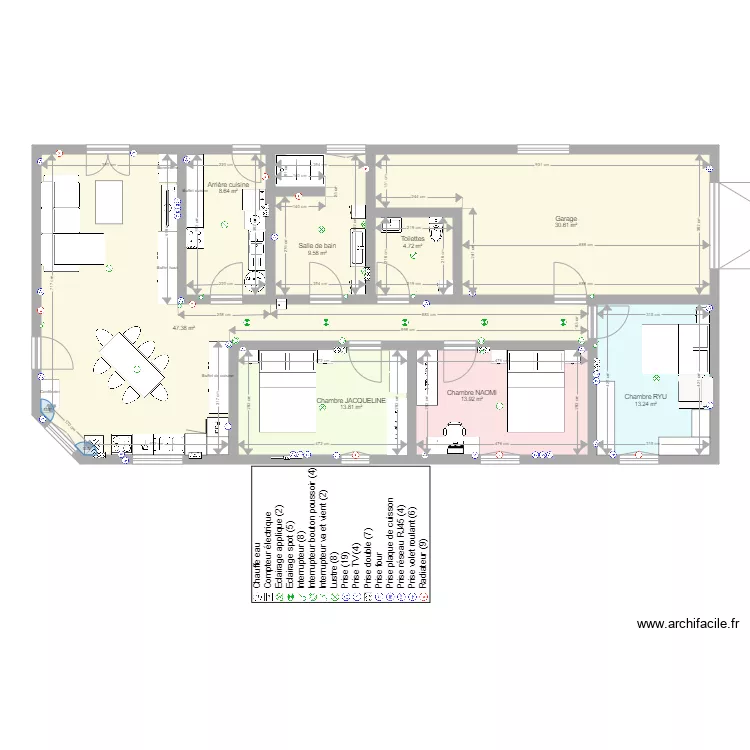 Saint p&eacute;lerin travaux v3. Plan de 