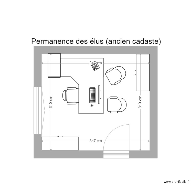 Permanence des élus. Plan de 0 pièce et 0 m2