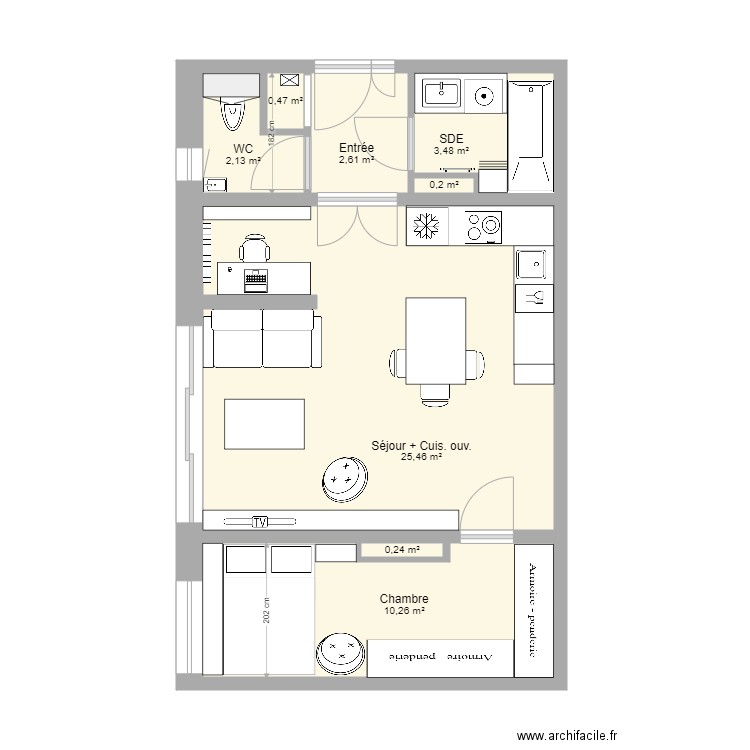 Laure15eProjetV1. Plan de 0 pièce et 0 m2