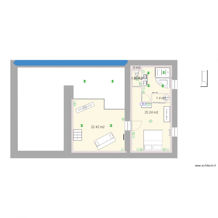 ETAGE Electricité. Plan de 0 pièce et 0 m2