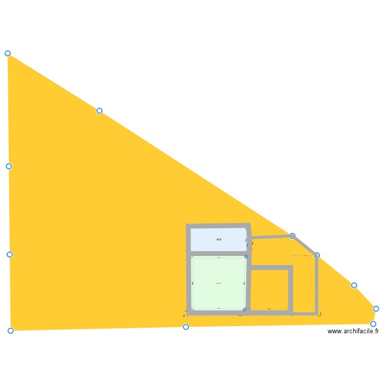 PARCELLE ZD85 CISSAC INTERIEUR Lots A & B - Facade en 50 et 25 . Plan de 2 pièces et 73 m2