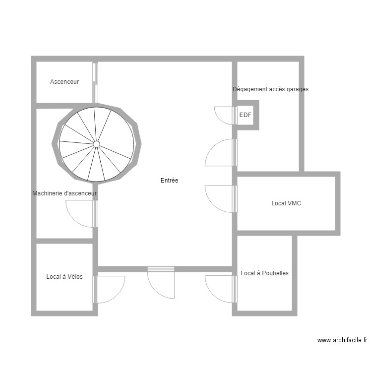 4C RDC. Plan de 0 pièce et 0 m2