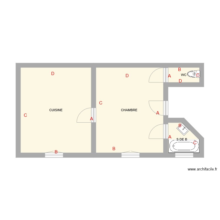 TISAMI ESC 2 DEUXIEME . Plan de 0 pièce et 0 m2