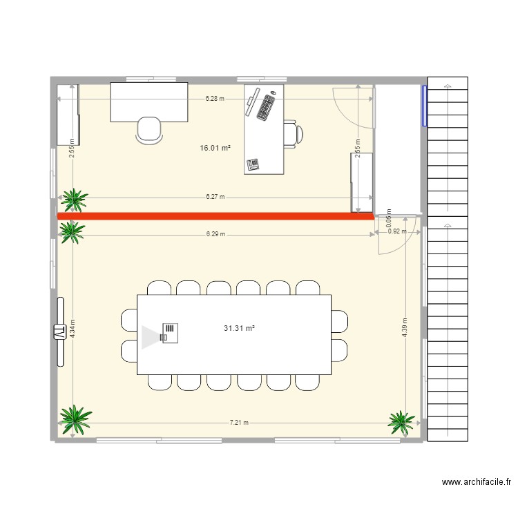 RDC bungalow 1er. Plan de 0 pièce et 0 m2