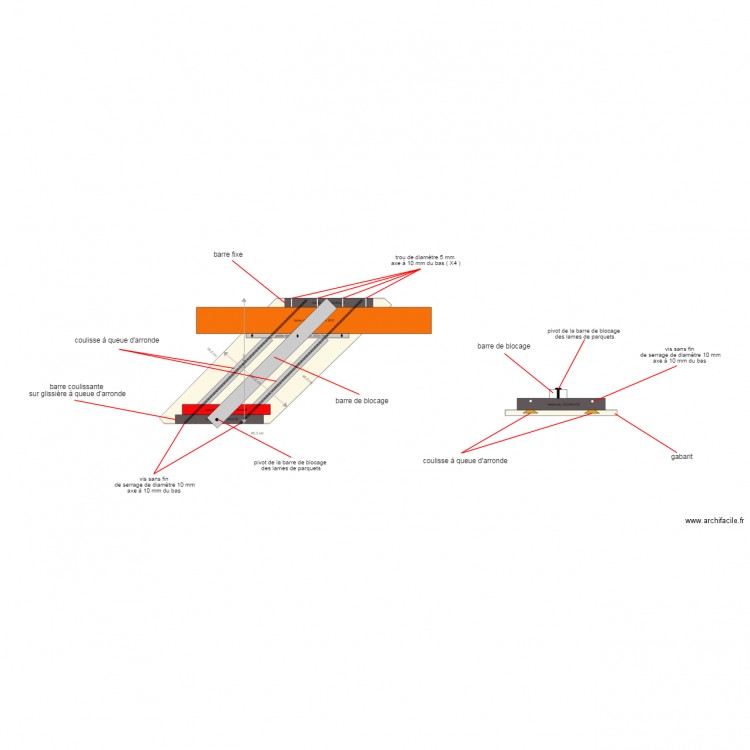 proto gabarit alu. Plan de 0 pièce et 0 m2