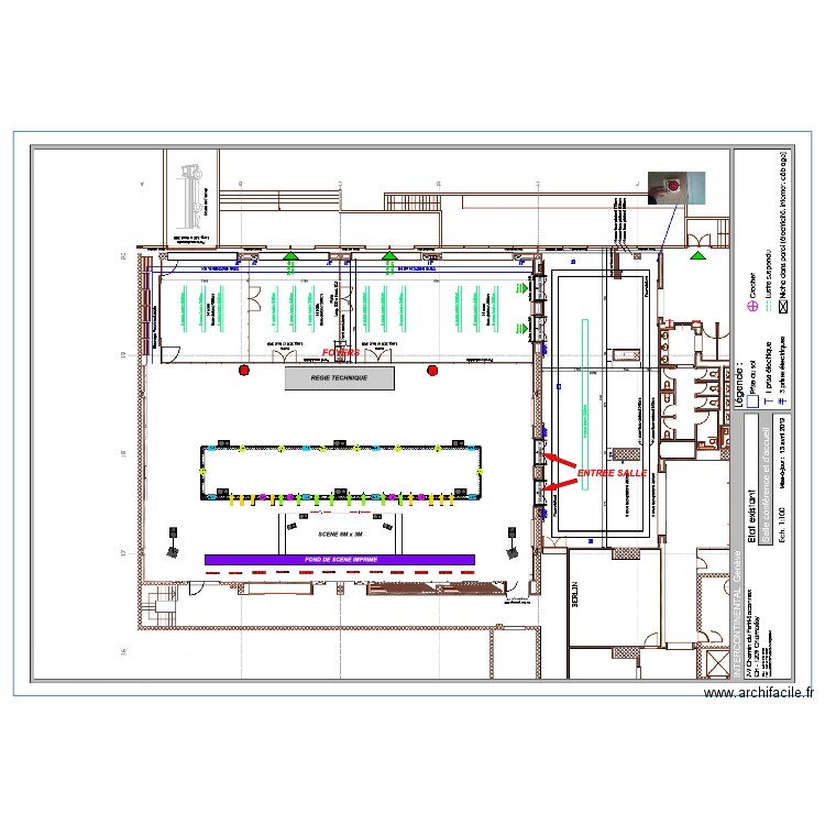 Implantation Intercontinental V3. Plan de 0 pièce et 0 m2