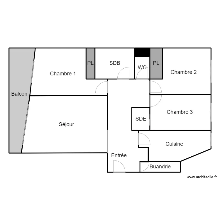 Plan Azran 1 . Plan de 