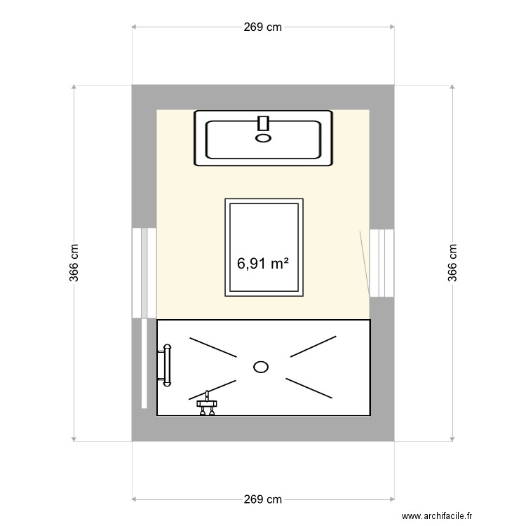 SDB RDC1. Plan de 0 pièce et 0 m2