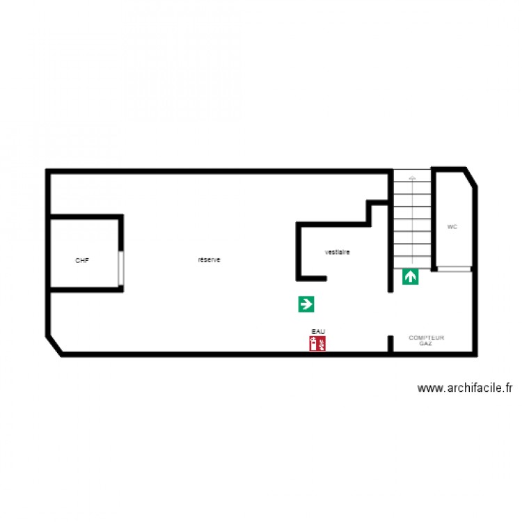 Chicken corner alforville. Plan de 0 pièce et 0 m2