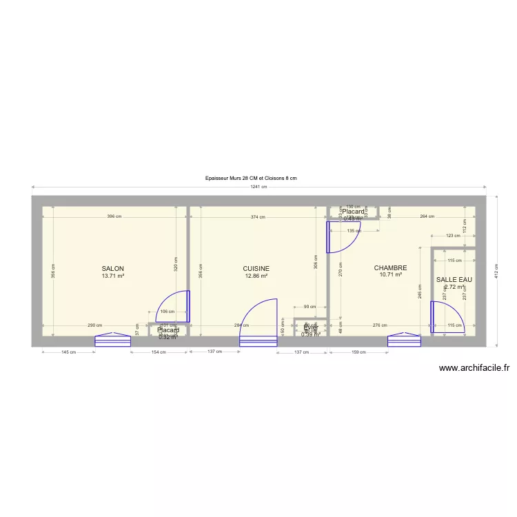 MAISON CHATILLON. Plan de 
