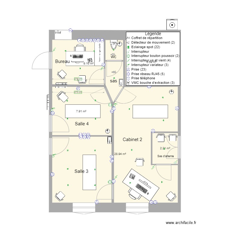 Plan Tranche 2. Plan de 0 pièce et 0 m2