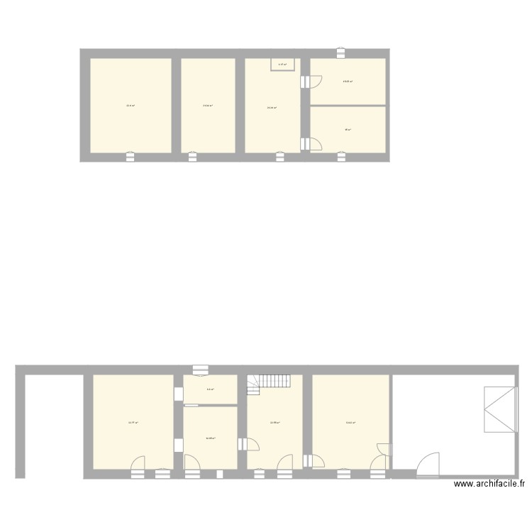 projet ferme. Plan de 0 pièce et 0 m2